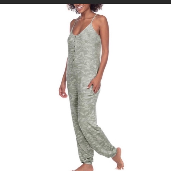 Honeydew Ladies Lounge Jumpsuit GRAY CAMO XS, SMALL, MEDIUM - Picture 1 of 5